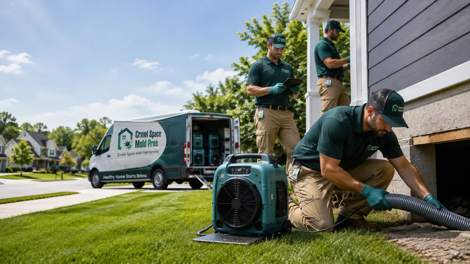 Crawl Space Mold Removal in Waverly, NY